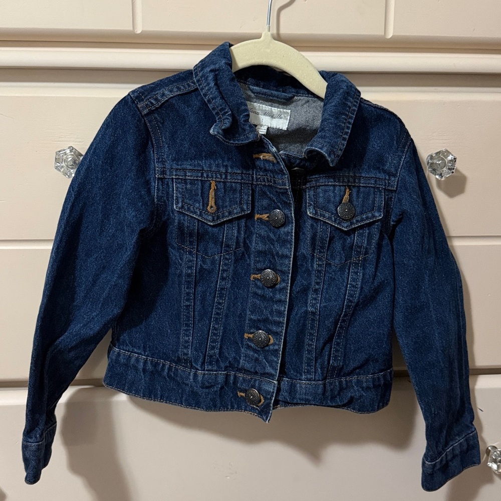 Jona Michelle Dark Blue Jean Jacket for Kids